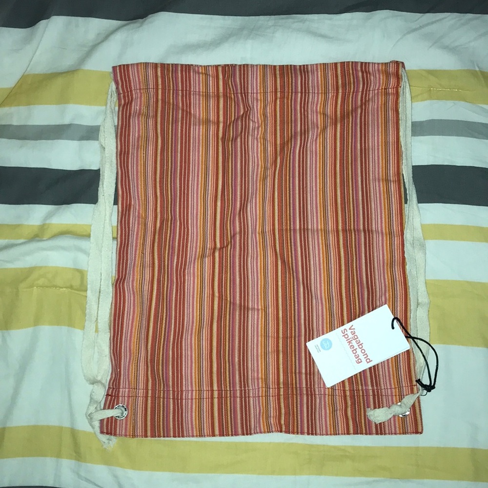 Cotton drawstring backpack